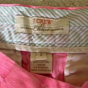 Pink jcrew shirts chino